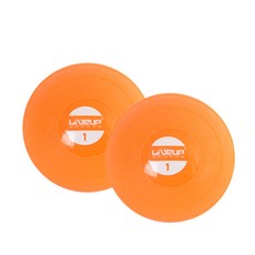Liveup 重量球 1Kg 套組, 橘子, 2個
