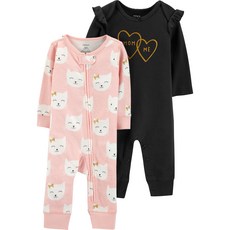 카터스 베이비 여아용 2p 점프수트