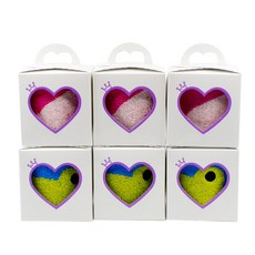 生日禮物 掛環毛巾 噗噗 3入 + 酷利 3入, 混合顏色, 1套