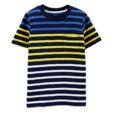 카터스 남아용 스트라이프 포켓 슬럽 져지 티셔츠