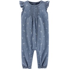 카터스 여아용 샴브레이 플러터 점프 수트