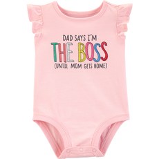 카터스 여아용 데드 세이 아임 더 보스 컬렉터블 바디수트