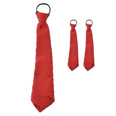 PARTYSHOW 亮片紳士領帶, 紅色, 3個