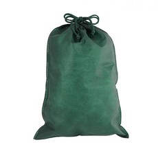 봄91 FP 束口不織布袋 25 x 35 cm, 15個, 綠色