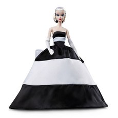 Barbie 60週年黑白禮服造型芭比娃娃, 混色