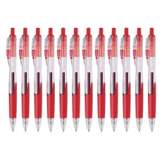 ZEBRA 斑馬牌 Surari 凝膠墨水筆 0.5mm, 紅色, 12個