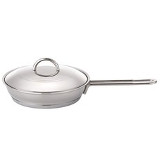 ALma mio電磁爐適用單柄3層不鏽鋼迷你平底鍋+鍋蓋, 14厘米, 1個