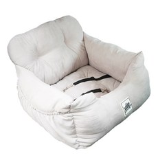 meongmoongs 柔軟防滑雙鉤汽車座椅 M號, 灰色的, 1個