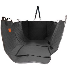 meongmoongs 車用寵物狗座椅防滑墊, 黑色的, 1個