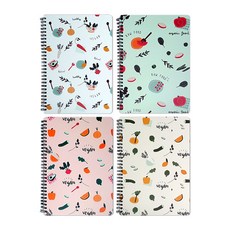 BlueMato Spring Note A Notebook B5 80張, 隨機發貨, 4個