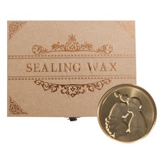 BIGDREAM 咕咕嘎嘎 豪華風格蠟封印章套組 + 信封, 情人