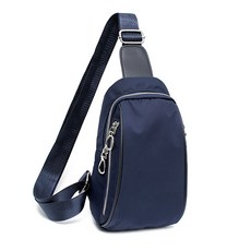 藍山 休閒斜背包 TY8478, 藍色