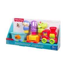 fisher-price 費雪 熱鬧動物火車玩具套組, 混色