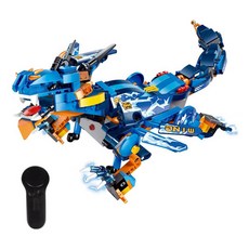 레프리카 2.4GHz 블럭 TECH rc 스마트 마인 드래곤 410pcs (CBT740187), 혼합색상, 1개
