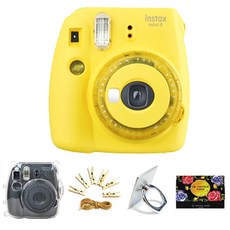 instax 拍立得 Mini 9 透明黃色 + 外殼, 單品, 1套