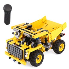 레프리카 2.4GHz 블럭 TECH rc 스마트 중장비 마이닝 트럭 488pcs (CBT740163), 혼합색상, 1개