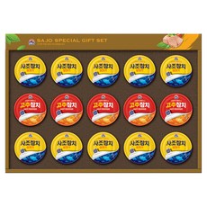 사조 참치통조림 선물세트 12호 + 쇼핑백, 1세트