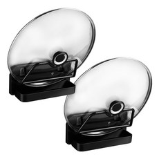 접착 냄비뚜껑 거치대, 블랙, 2개