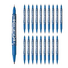 ZEBRA 斑馬牌 McKee 極細奇異筆, 藍色, 20個