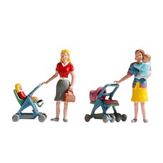 Noch Replicas 1:87 母親與孩童模型 NOCH158201FG, 1套