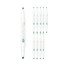 ZEBRA MILDLINER 螢光筆, 夏日綠, 10個