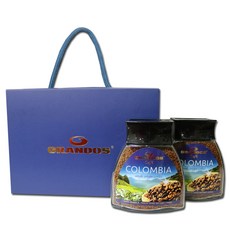 그란도스 콜롬비아커피 선물세트, 콜롬비아 커피 2병, 1세트