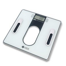 롯데알미늄 체지방체중계, 화이트, PLUS-001