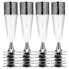 塑膠香檳杯, 160ml, 24個