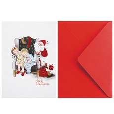 From&To 聖誕卡 5入 + 信封 5入 S207q4, 混合顏色, 1套