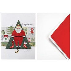 From&To 聖誕卡片 5入 + 信封 5入 S206q3, 混合顏色, 1套