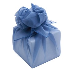 봄91 TS-864 水晶包袱巾 45 x 45 cm, 藍色, 4個
