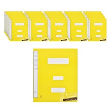 ECO Chungwoon 紙質大容量政府公文夾 A4, 50個, 黃色