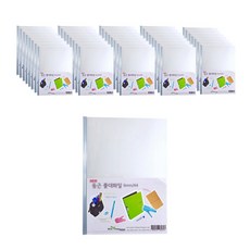 ECO Chungwoon A4 Q型文件夾 6mm, 透明, 40個