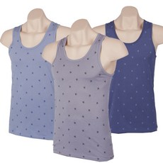 TOUGHGUY 男士透氣純棉背心3件組 TG9039