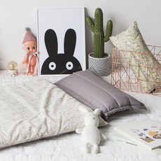 주호데코 루팡토끼 낮잠이불 일체형, 아이보리