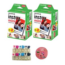 instax 拍立得 相機迷你膠卷40p+心樹裝飾+手鏡隨機出貨, 單品, 1套