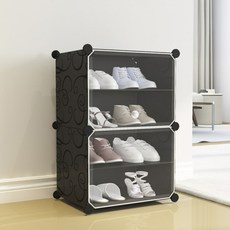 TREE Storm 透明門式鞋櫃 44 x 65 cm, 混色, 4層