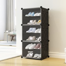 TREE Storm 透明門式鞋櫃 6層 40 x 96 cm, 混合顏色