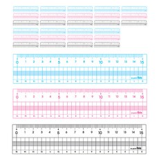 ibis 素色直尺 15cm, 隨機發貨, 30個