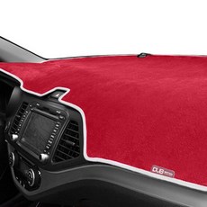 DUB 防滑絲絨儀表板避光墊, 酒紅絲絨(白色線), 起亞 Sorento The Master (18年4月-20年3月), 有HUD, 有中央