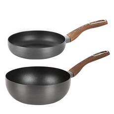 매직쉐프 New smart 하드티타늄 프라이팬세트 2p, 혼합 색상, 후라이팬 20cm + 궁중팬 24cm
