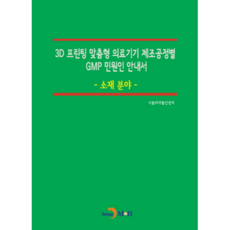 jinhan m&b 3D列印客製化醫療器材各製造流程GMP民眾指南： 材料領域：, 食品醫藥品安全處