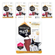에이치디씨 강아지 개꿀 프로폴리스 져키, 연어, 70g, 5개
