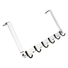 Tree自然家門後掛勾衣架 6勾, 單色, 1個