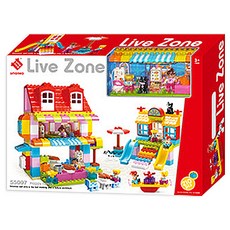 PAPASTOY 組裝積木 77入, 混色