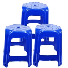 월드컵 사각의자, 블루, 3개