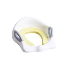 握把式馬桶訓練座, 白色 檸檬黃