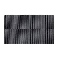 Ong_I 貓蜂窩砂墊方形浮雕, 黑色的