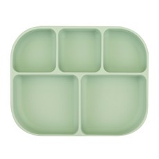 Dailylike BONBON 矽膠吸盤餐盤, 03 薄荷綠, 1個