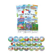Preschool Prep-基礎與數學 20片DVD & 12本故事書套組 Basics & math 20DVD+12 Story Book Set ： NO.1 幼兒英語代表作!, 20CD